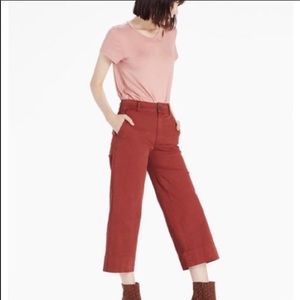 Lucky brand, wide leg crop, Rich Sienna